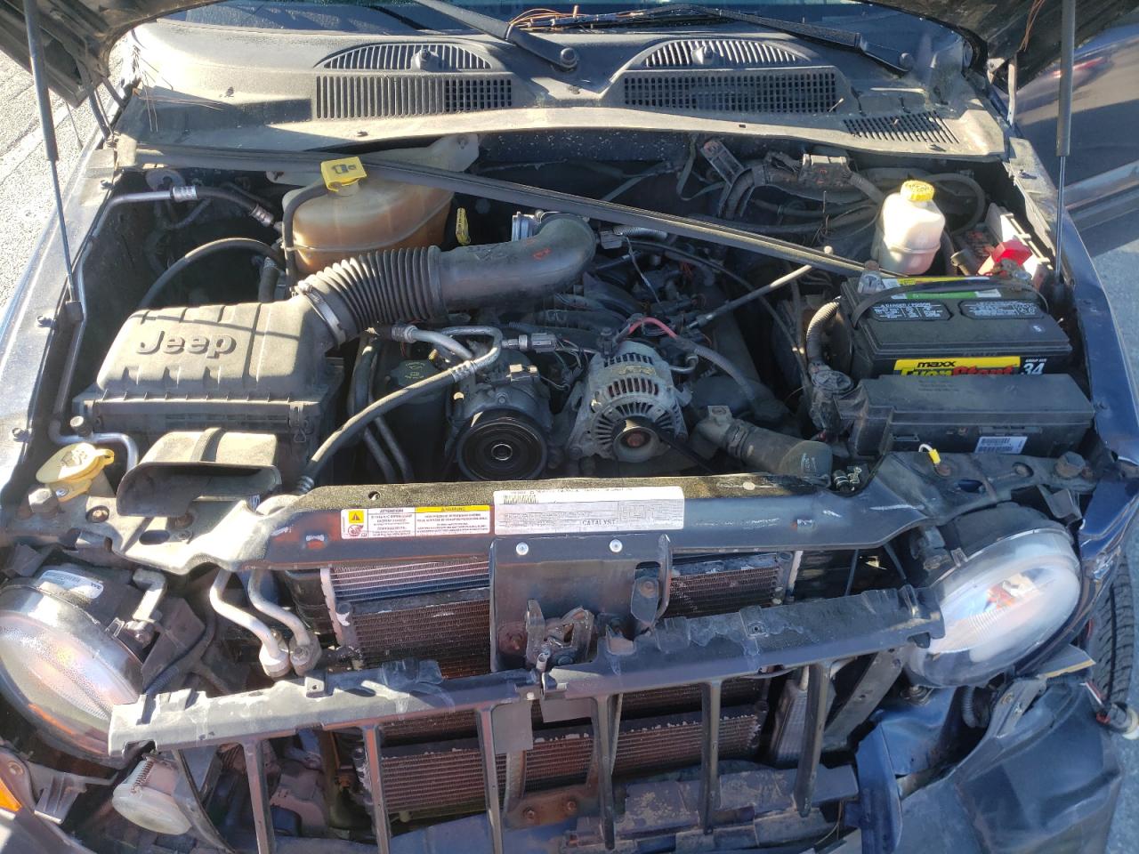 Photo 7 from auction – 2007 JEEP LIBERTY SP with VIN 1J4GL48K77W524587
