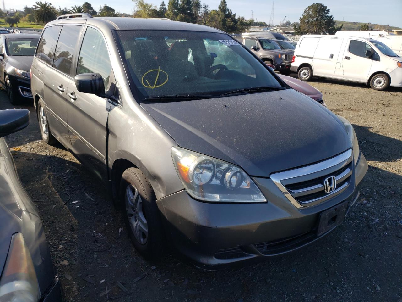 Photo 1 from auction – 2007 HONDA ODYSSEY EX with VIN 5FNRL38487B427476