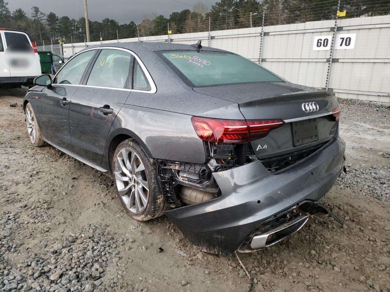 Photo 3 from auction – 2021 AUDI A4 PREMIUM with VIN WAUEAAF44MA016430