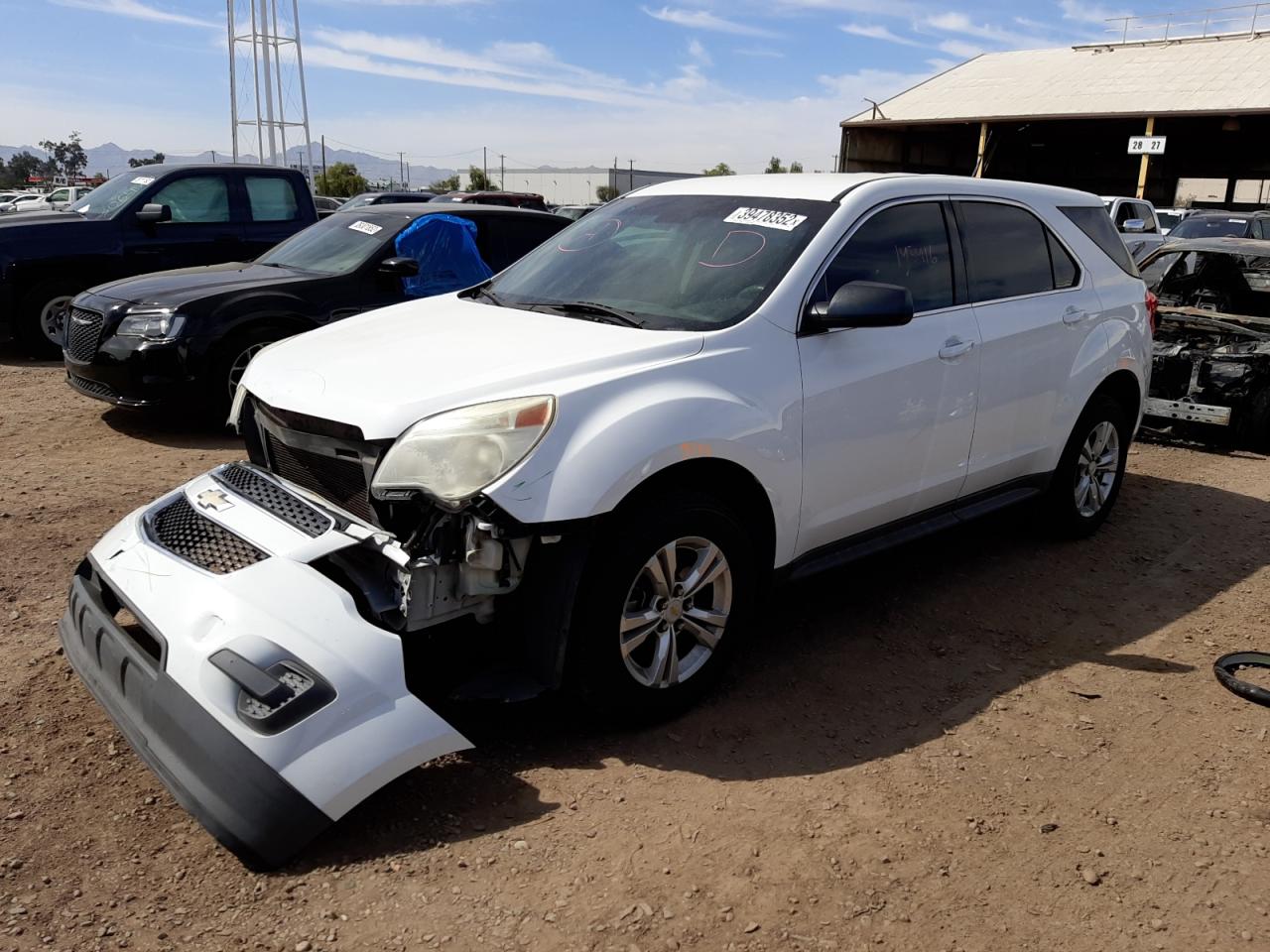 Photo 2 from auction – 2012 CHEVROLET EQUINOX LS with VIN 2GNALBEK3C6398924