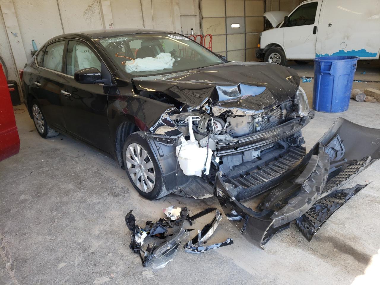 NISSAN SENTRA S 2018 with VIN 3N1AB7AP8JY342003 - Photo from auction