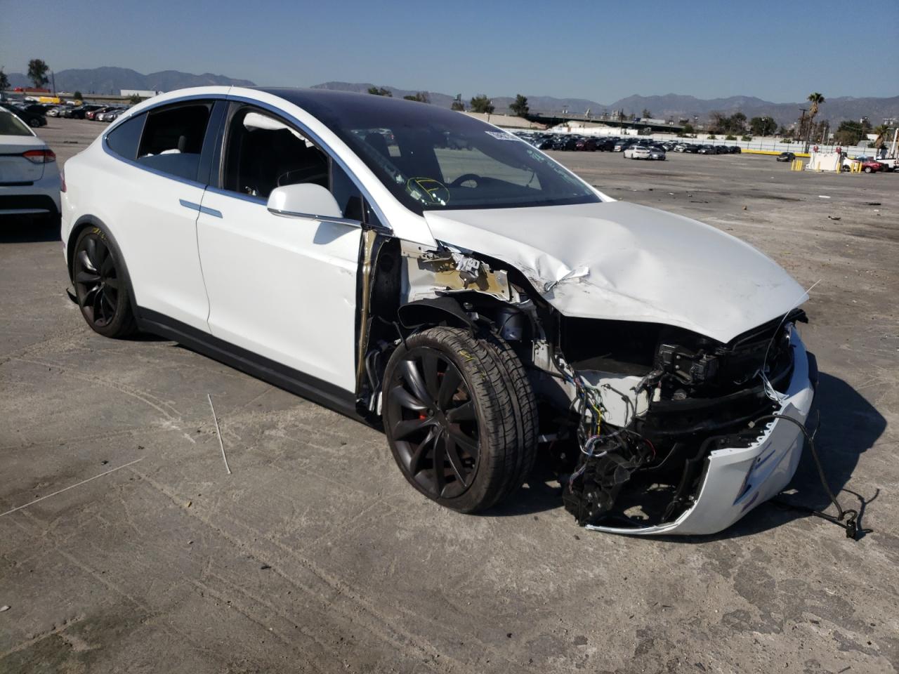 TESLA MODEL X 2019 with VIN 5YJXCAE41KF154261 - Photo from auction