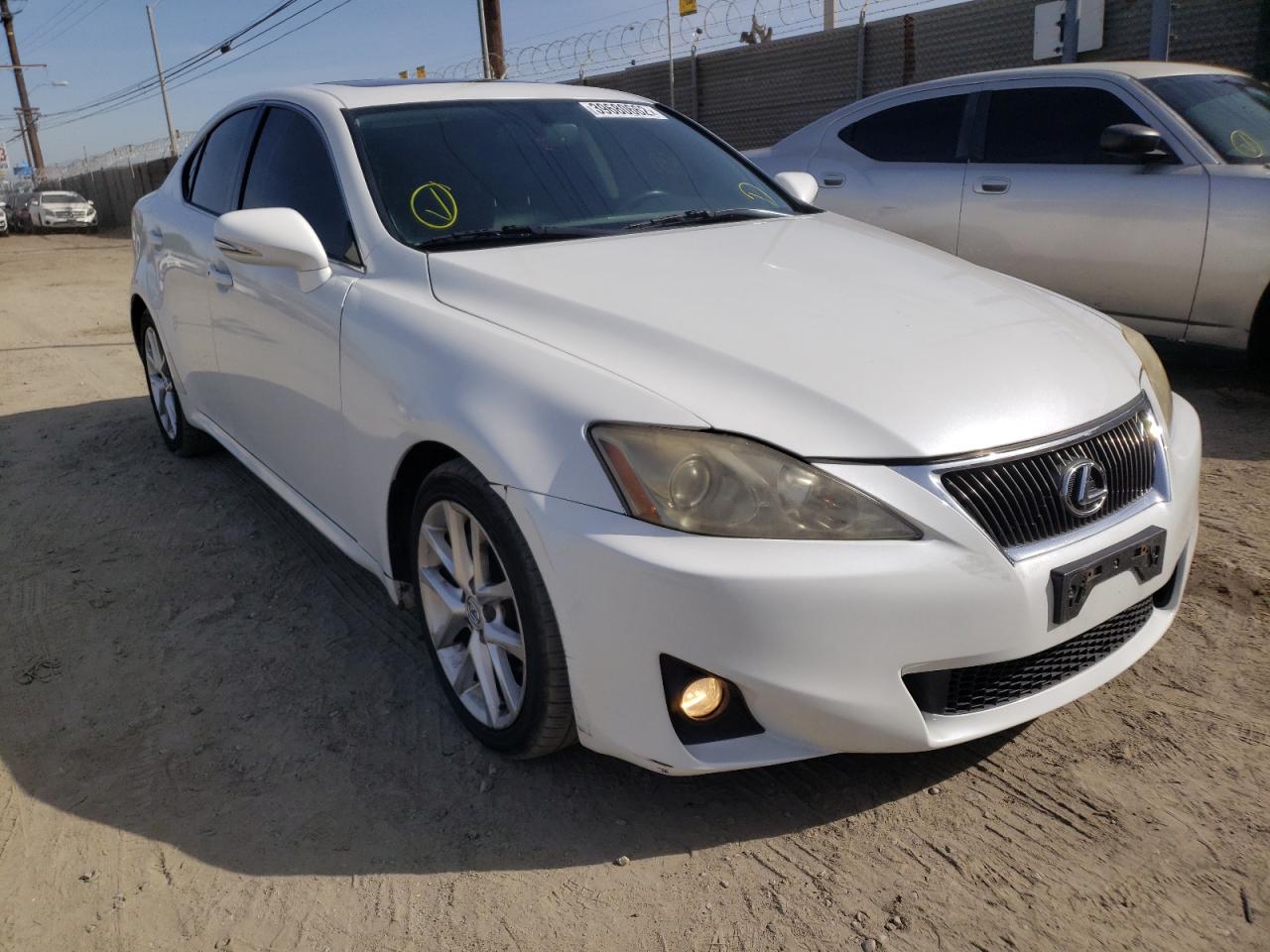 LEXUS IS 250 2011 with VIN JTHBF5C28B5144594 - Photo from auction