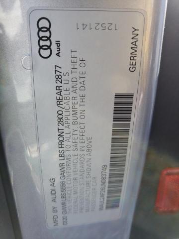 Photo 10 from auction – 2020 AUDI A6 PREMIUM with VIN WAUL2AF26LN083749