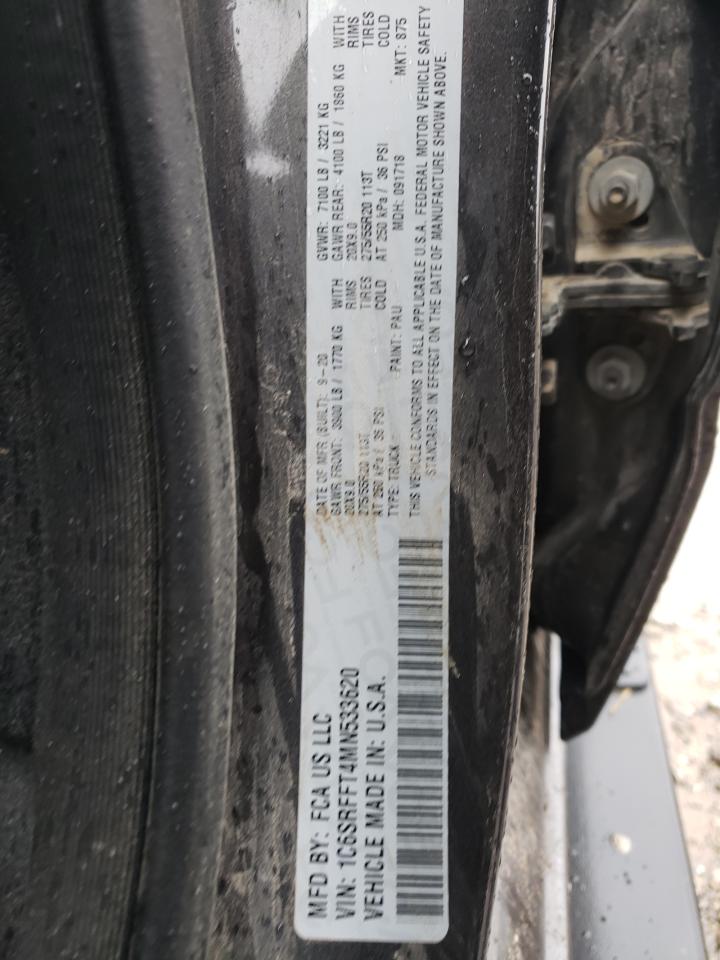 Photo 10 from auction – 2021 RAM 1500 BIG H with VIN 1C6SRFFT4MN533620