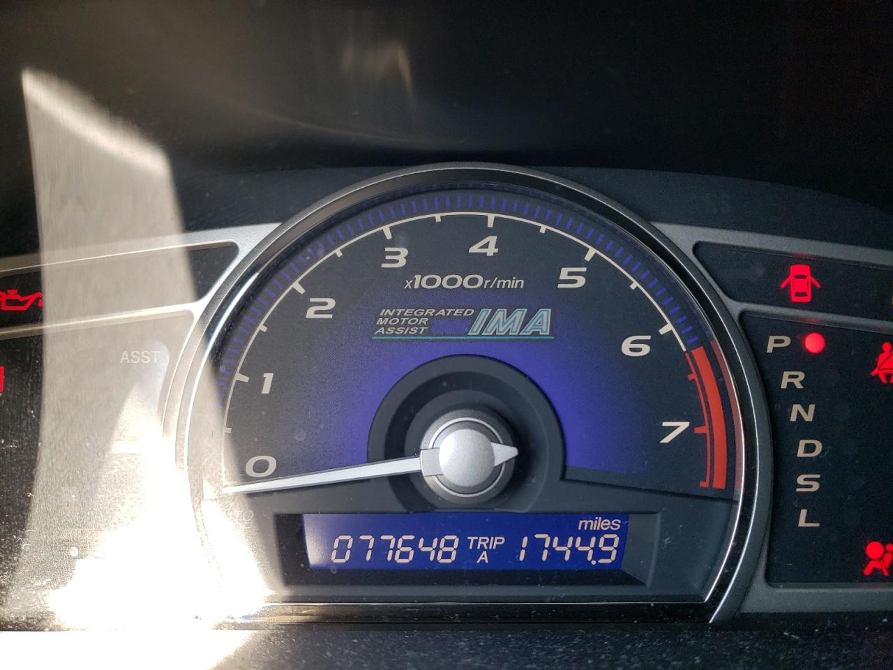Photo 8 from auction – 2009 HONDA CIVIC HYBR with VIN JHMFA36269S003924