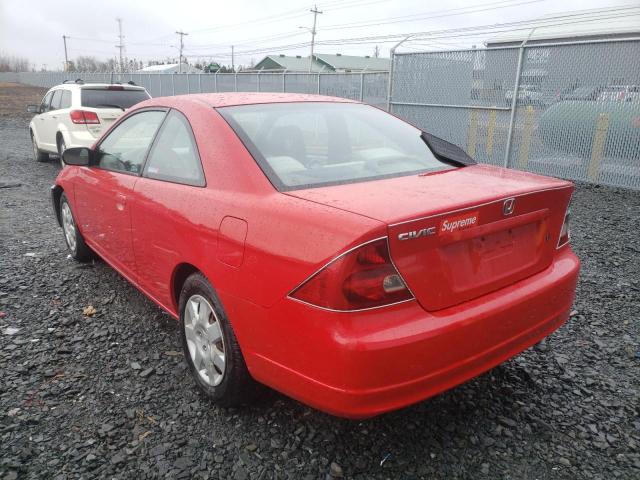 Photo 3 from auction – 2002 HONDA CIVIC LX with VIN 1HGEM21512L816671