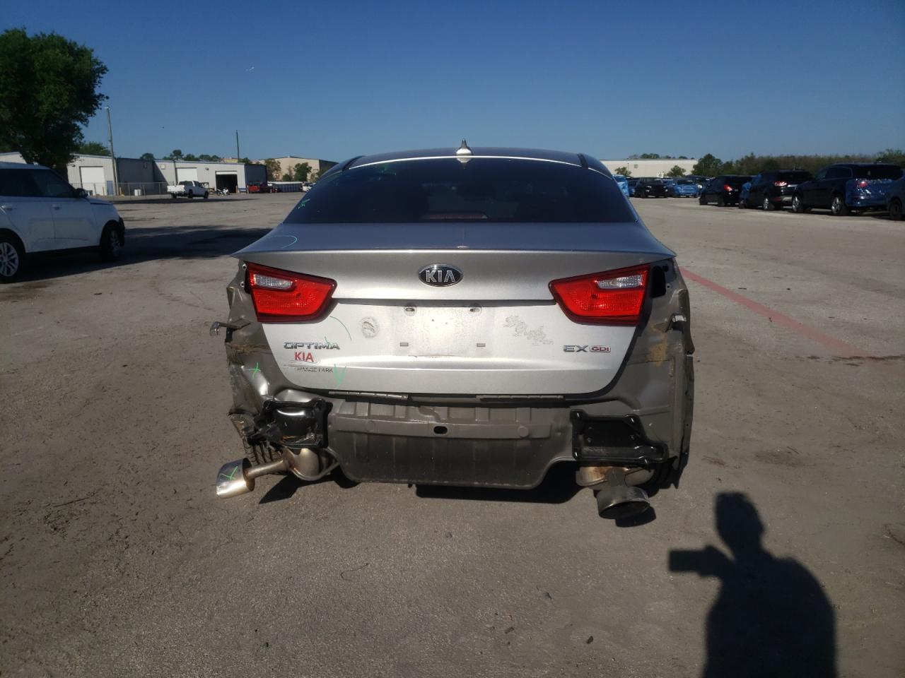 Photo 9 from auction – 2014 KIA OPTIMA EX with VIN 5XXGN4A75EG285478