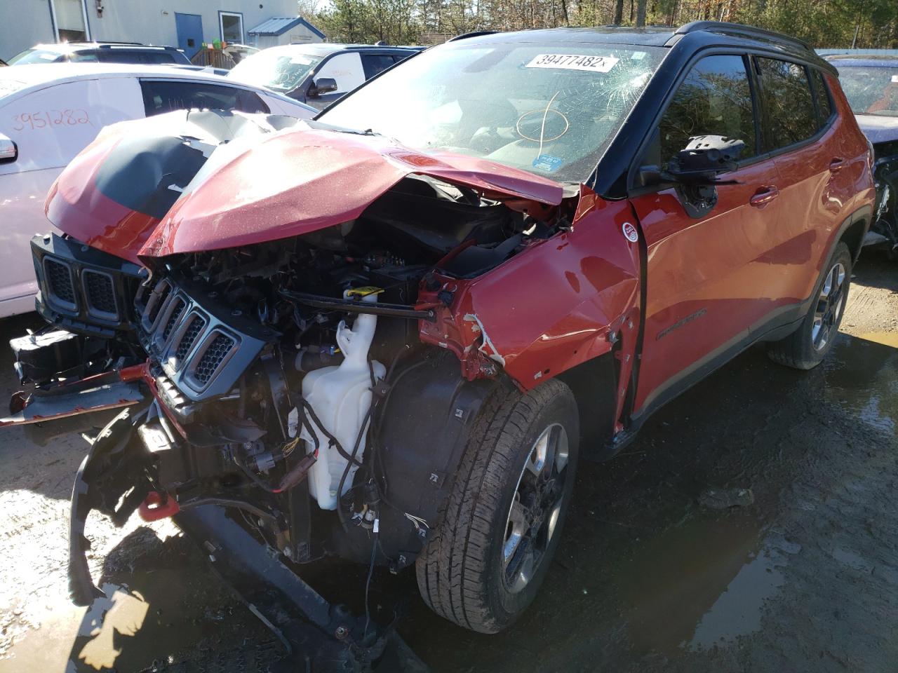 Photo 2 from auction – 2018 JEEP COMPASS TR with VIN 3C4NJDDB3JT129943