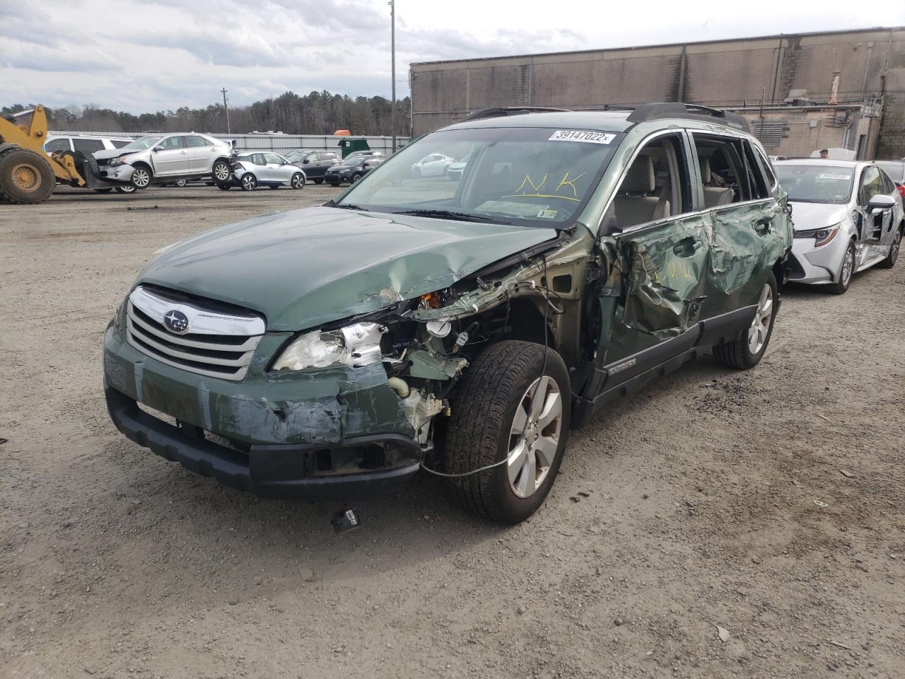Photo 2 from auction – 2011 SUBARU OUTBACK 2. with VIN 4S4BRBGCXB3391732