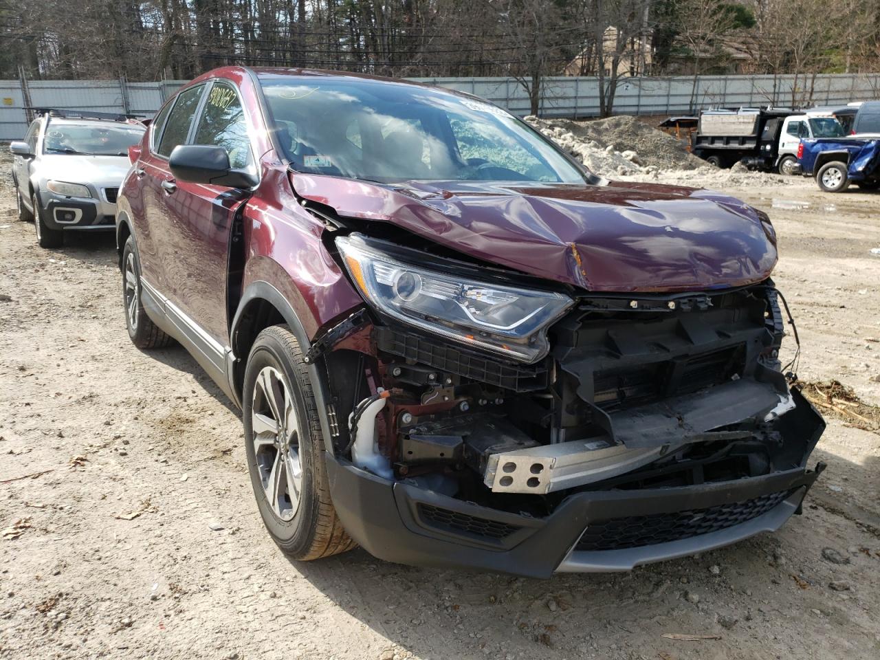 Photo 1 from auction – 2017 HONDA CR-V LX with VIN 7FARW5H38HE013405