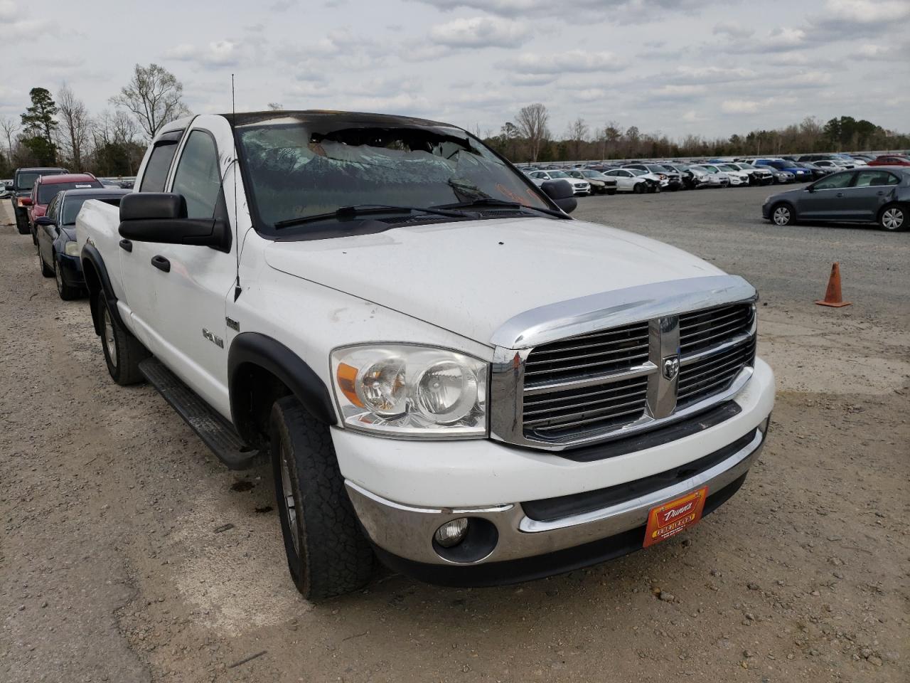 DODGE RAM 1500 S 2008 with VIN 1D3HU18218J174627 - Photo from auction