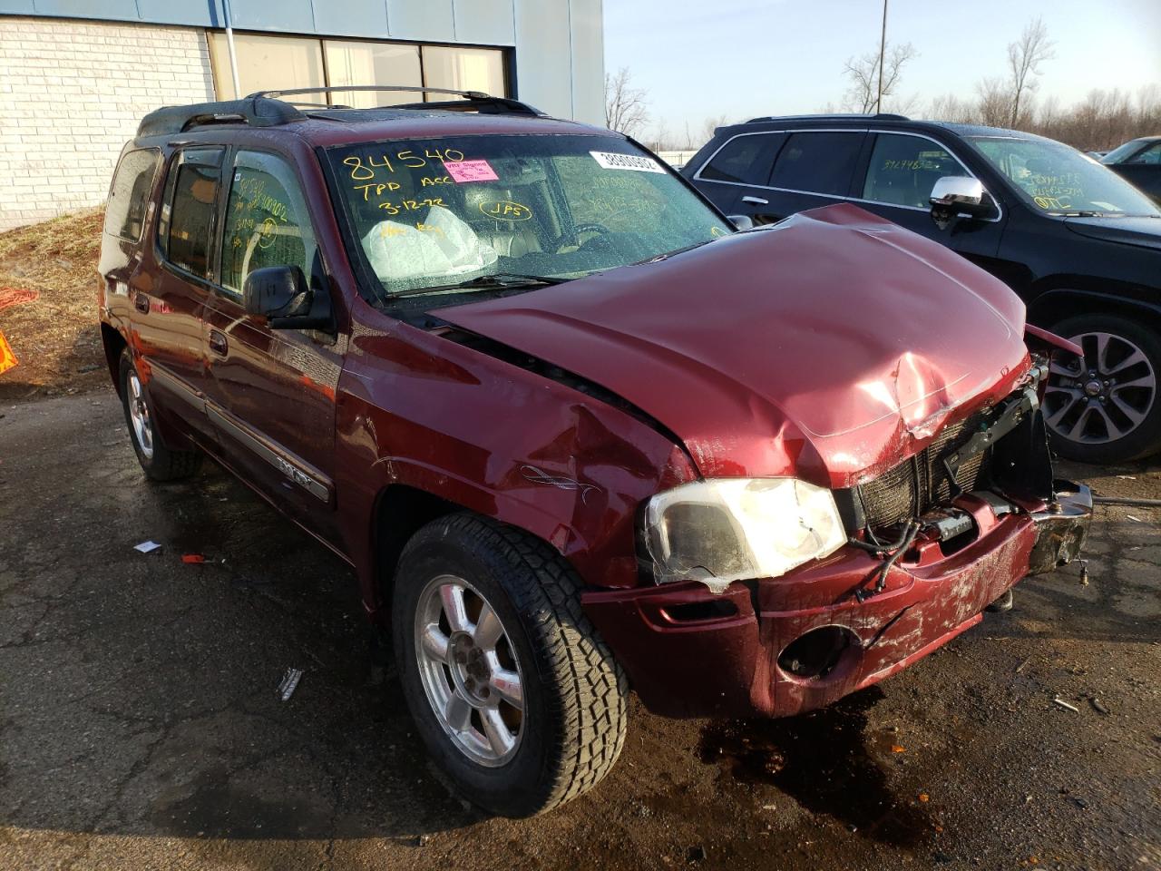 GMC ENVOY XL 2003 with VIN 1GKET16S936199955 - Photo from auction