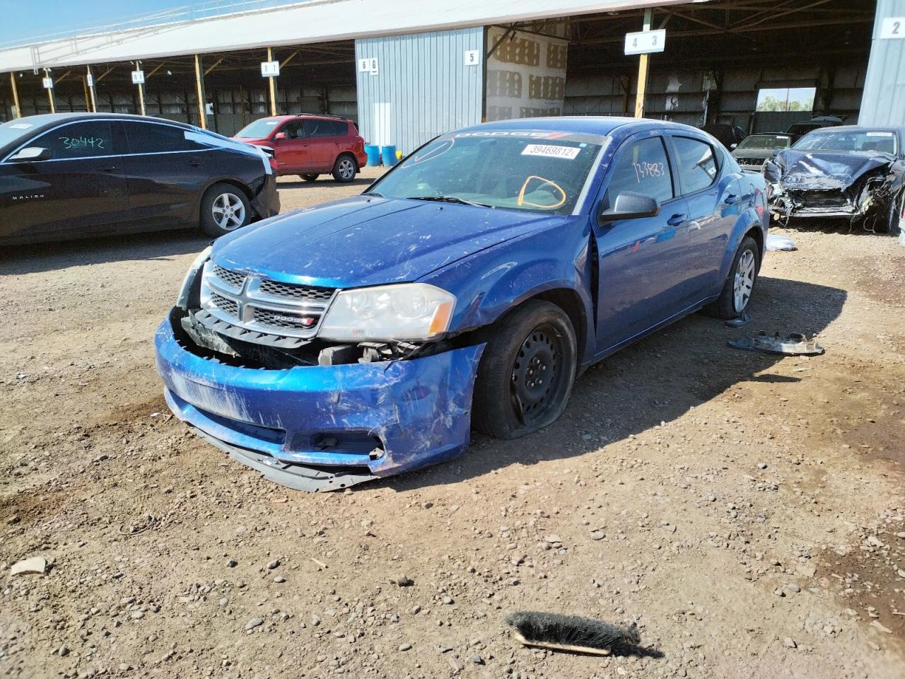 Photo 2 from auction – 2013 DODGE AVENGER SE with VIN 1C3CDZAB3DN730732