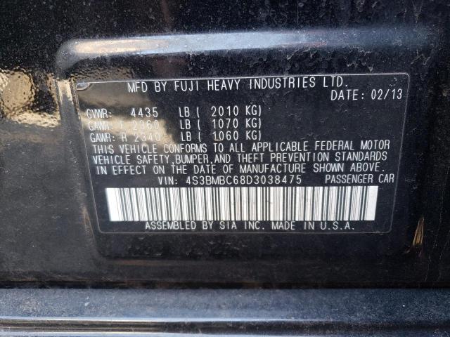 Photo 10 from auction – 2013 SUBARU LEGACY 2.5 with VIN 4S3BMBC68D3038475