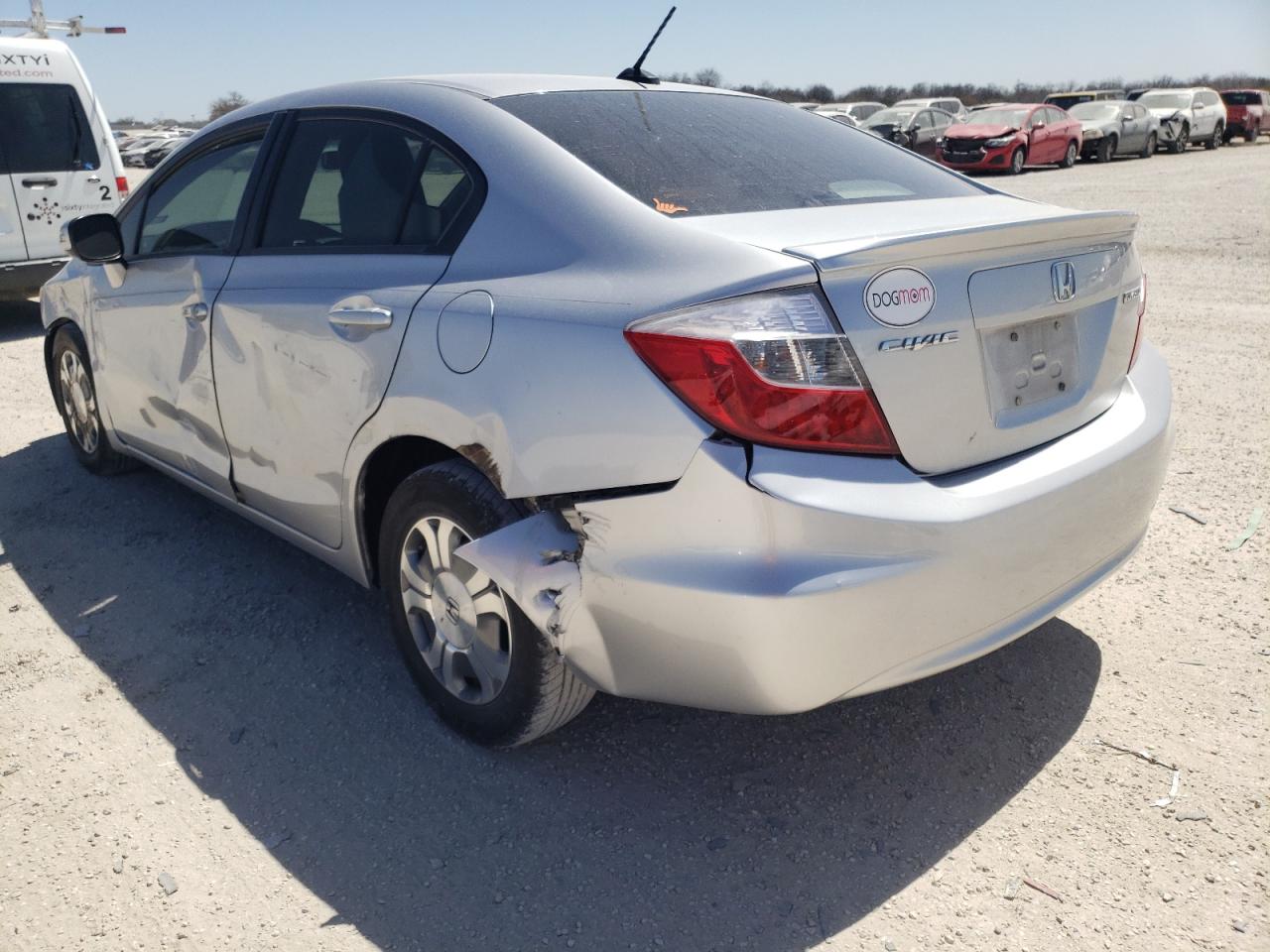 Photo 3 from auction – 2012 HONDA CIVIC HYBR with VIN JHMFB4F25CS005836