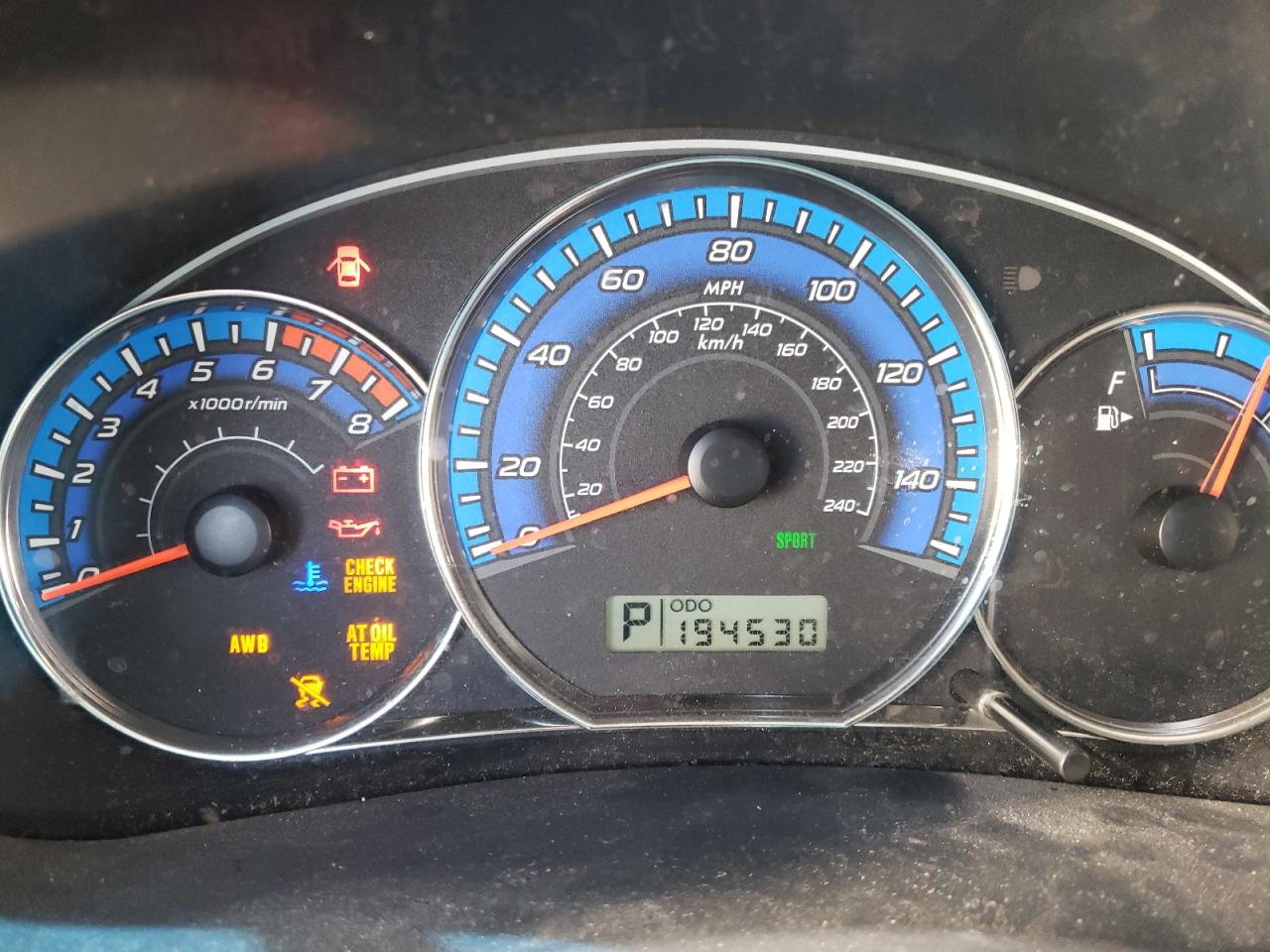 Photo 8 from auction – 2009 SUBARU FORESTER 2 with VIN JF2SH63649H782047
