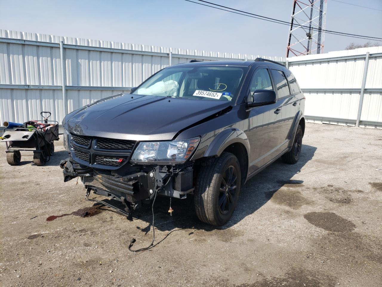 Photo 2 from auction – 2019 DODGE JOURNEY SE with VIN 3C4PDCBB6KT794155