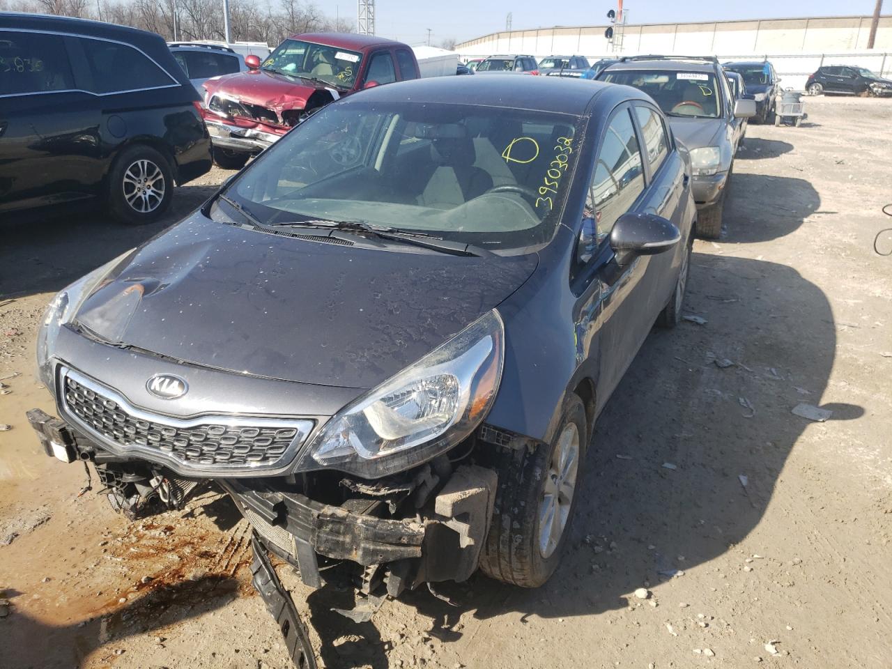 Photo 2 from auction – 2013 KIA RIO EX with VIN KNADN4A30D6178655