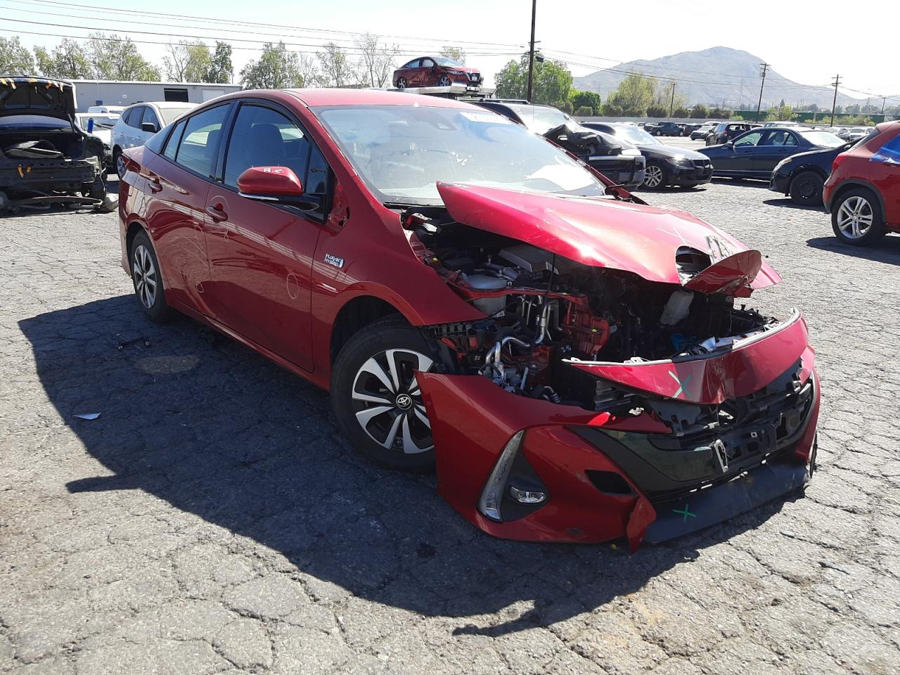 TOYOTA PRIUS PRIM 2017 with VIN JTDKARFP4H3002231 - Photo from auction