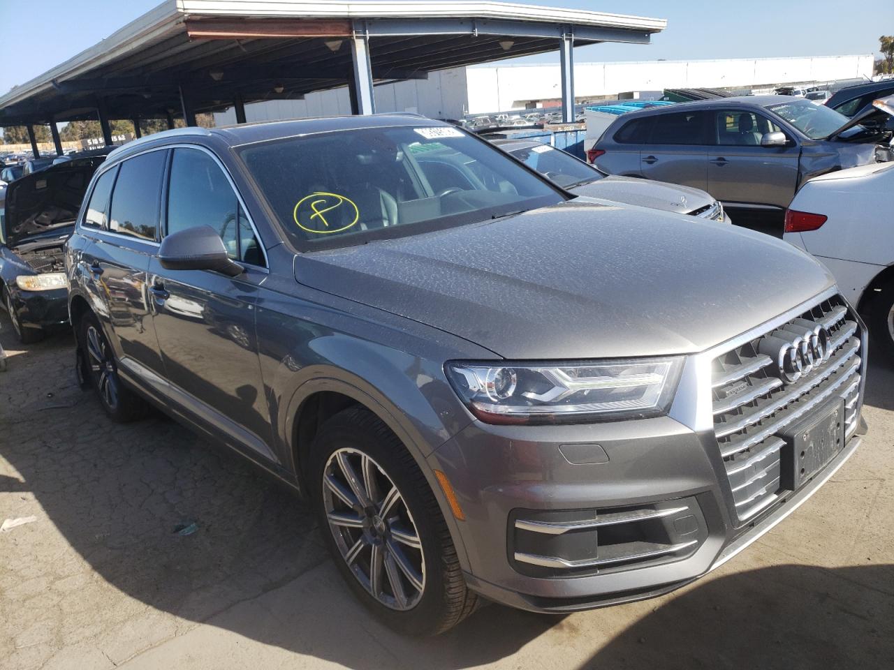 AUDI Q7 PREMIUM 2017 with VIN WA1AAAF76HD005990 - Photo from auction