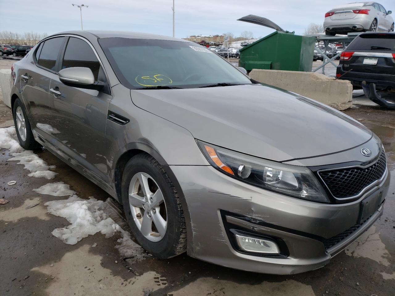 KIA OPTIMA LX 2014 with VIN 5XXGM4A78EG285512 - Photo from auction