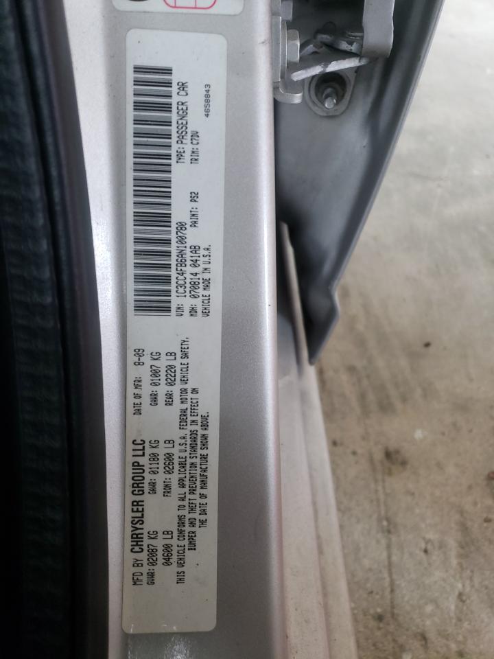Photo 10 from auction – 2010 CHRYSLER SEBRING TO with VIN 1C3CC4FB6AN100780
