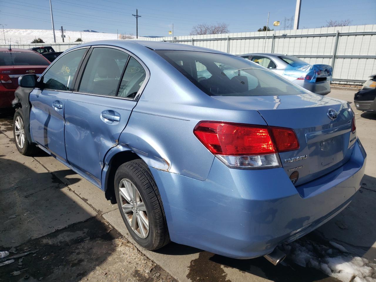 Photo 3 from auction – 2011 SUBARU LEGACY 2.5 with VIN 4S3BMBC60B3245522