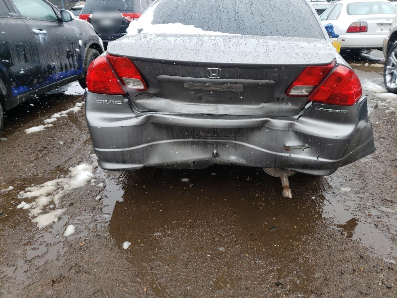 Photo 9 from auction – 2005 HONDA CIVIC with VIN JHMES96615S009798
