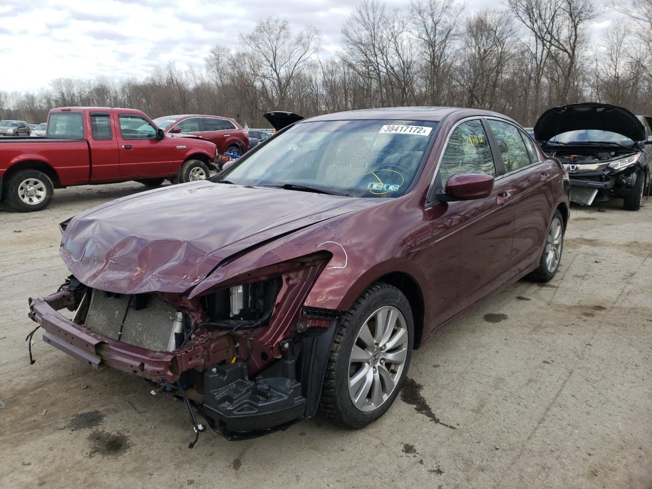 Photo 2 from auction – 2012 HONDA ACCORD EXL with VIN 1HGCP2F89CA201218
