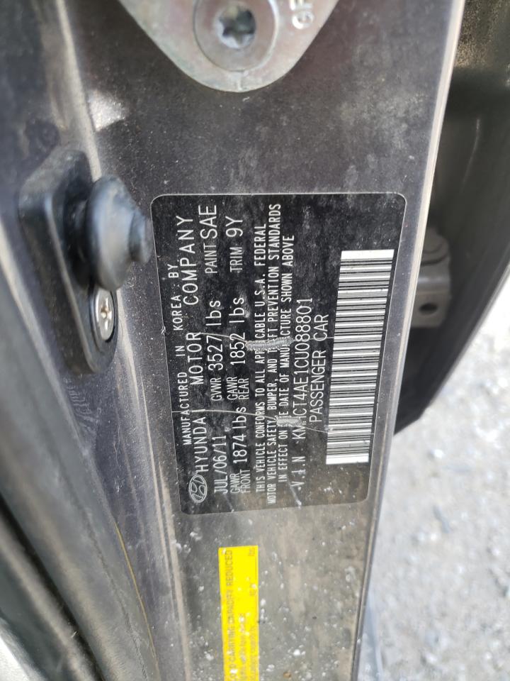 Photo 10 from auction – 2012 HYUNDAI ACCENT with VIN KMHCT4AE1CU088801