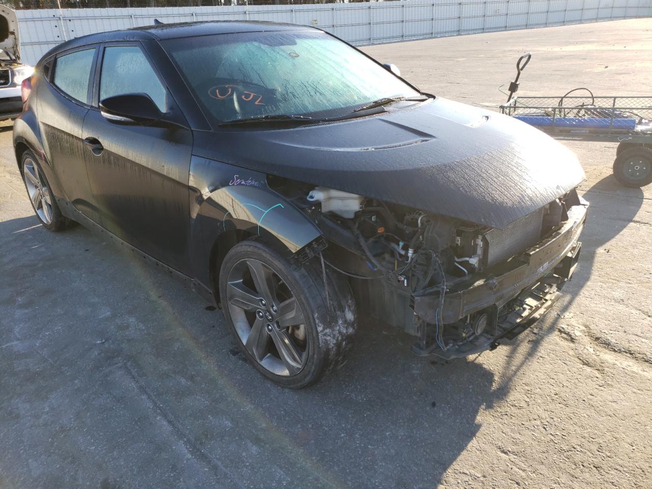 HYUNDAI VELOSTER T 2014 with VIN KMHTC6AE8EU204381 - Photo from auction