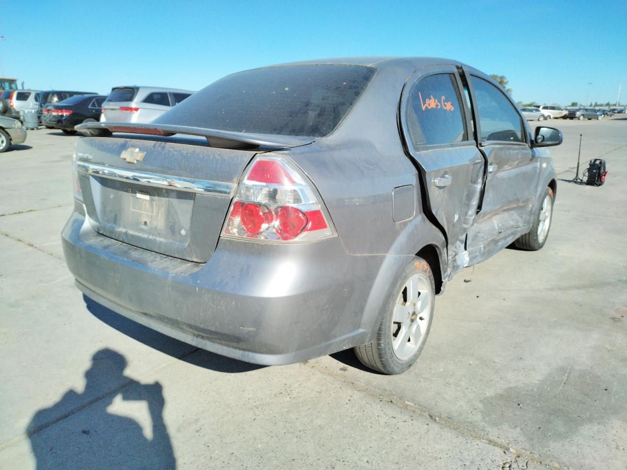 Photo 4 from auction – 2008 CHEVROLET AVEO LT with VIN KL1TG56638B076238
