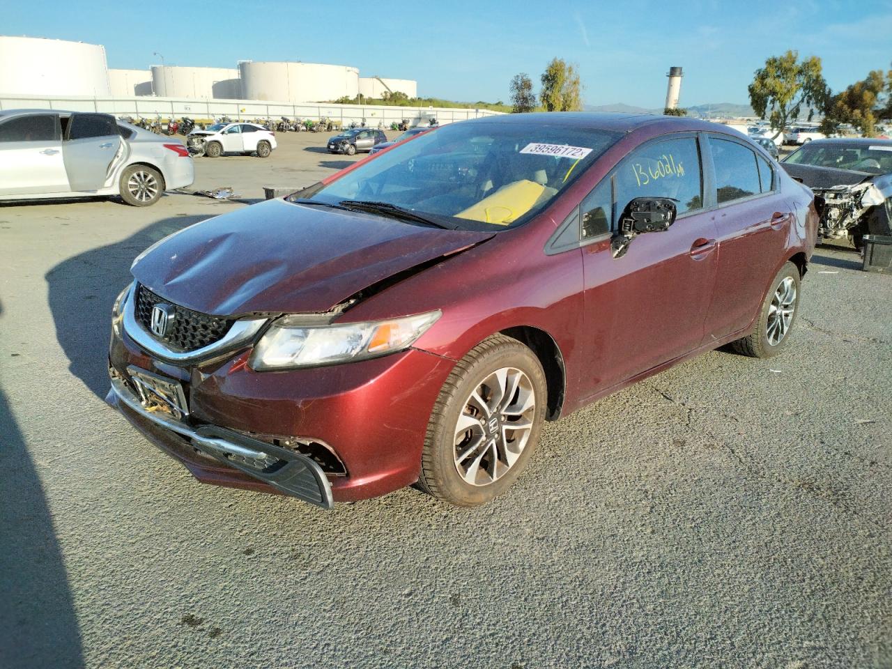Photo 2 from auction – 2014 HONDA CIVIC EX with VIN 19XFB2F85EE215949