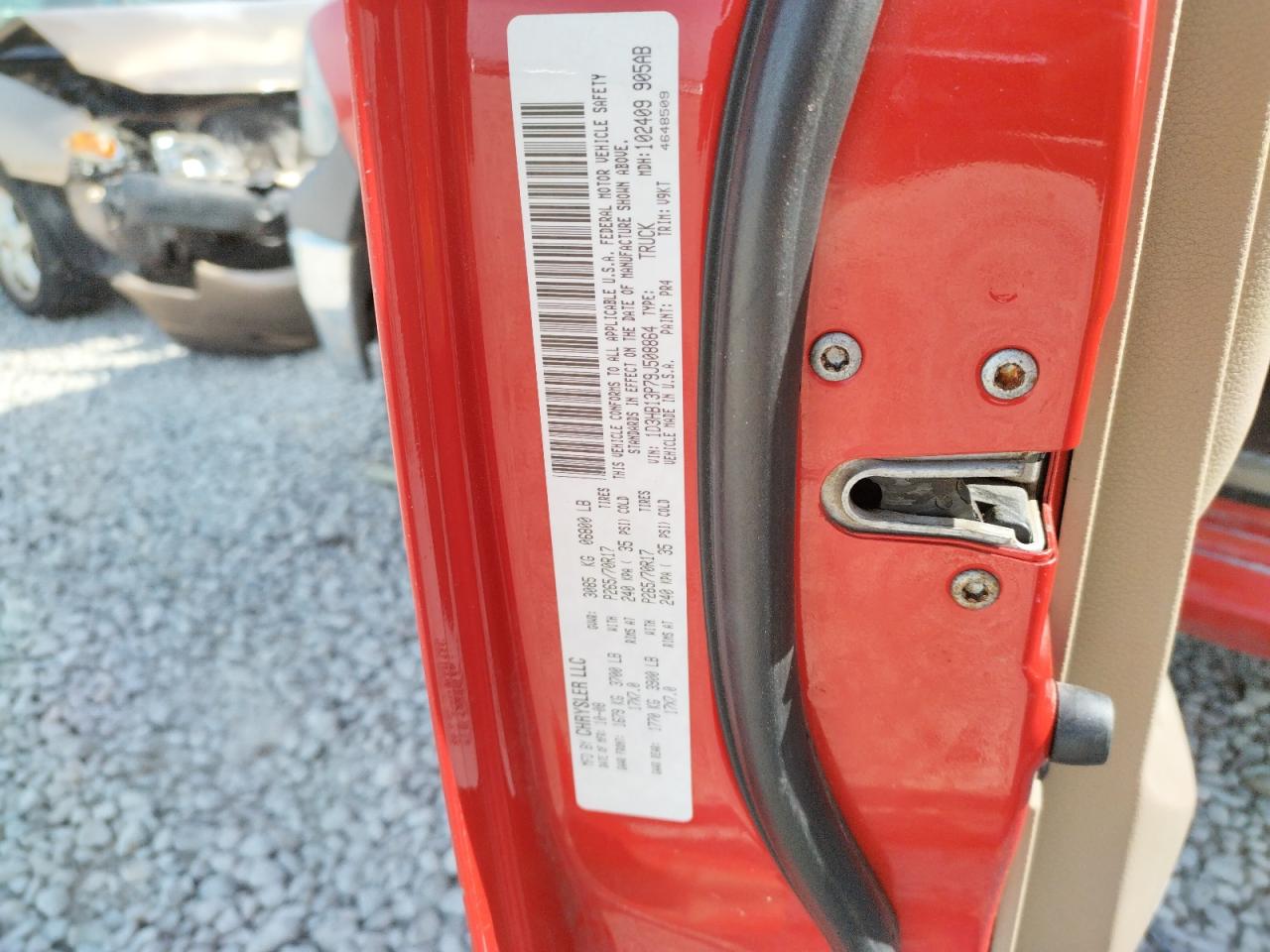 Photo 10 from auction – 2009 DODGE RAM 1500 with VIN 1D3HB13P79J508864