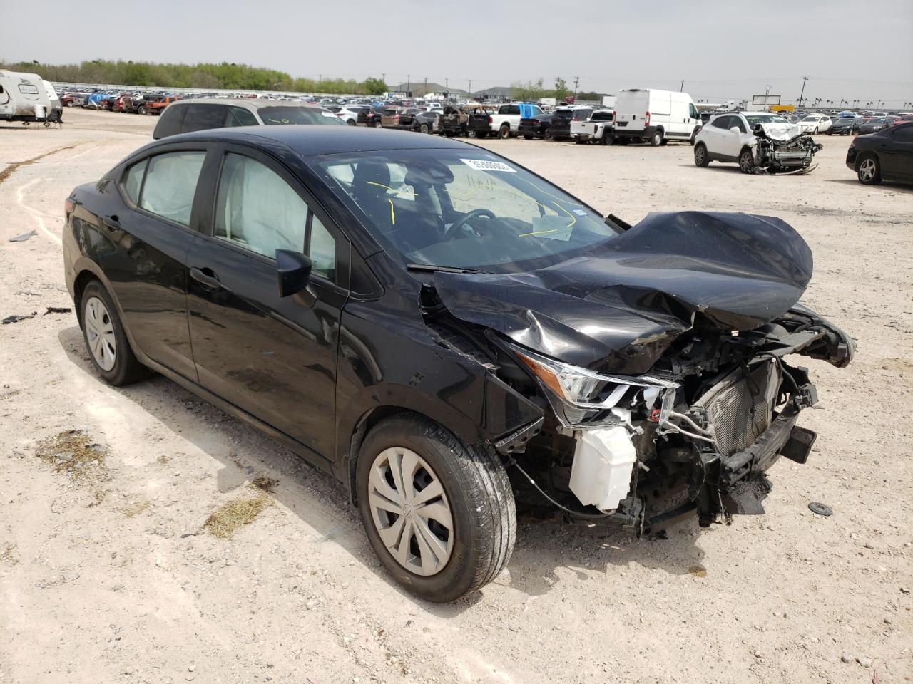 NISSAN VERSA S 2020 with VIN 3N1CN8DV7LL863987 - Photo from auction