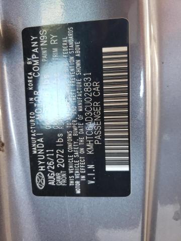 Photo 10 from auction – 2012 HYUNDAI VELOSTER with VIN KMHTC6AD3CU028831