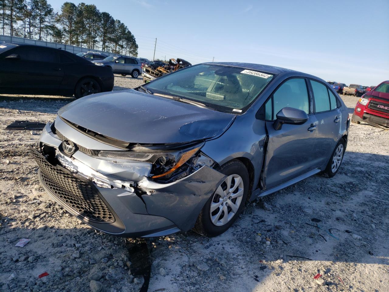 Photo 2 from auction – 2021 TOYOTA COROLLA LE with VIN 5YFEPMAE9MP227864