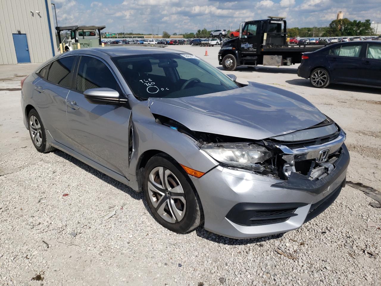 HONDA CIVIC LX 2016 with VIN 19XFC2F56GE017161 - Photo from auction