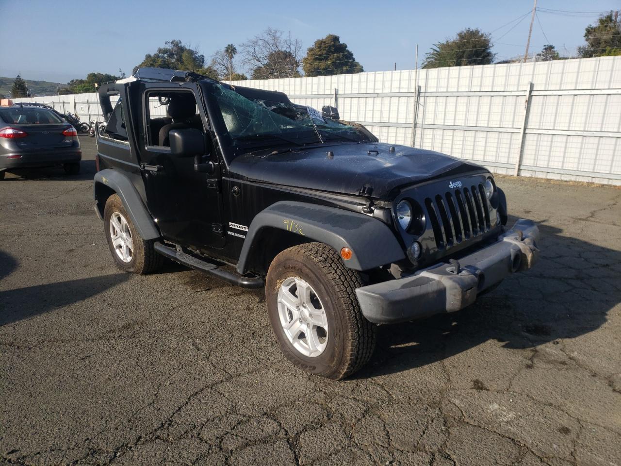 Photo 1 from auction – 2015 JEEP WRANGLER S with VIN 1C4AJWAG2FL762057