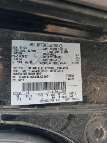 Photo 10 from auction – 2005 FORD EXPEDITION with VIN 1FMFU16595LA74011