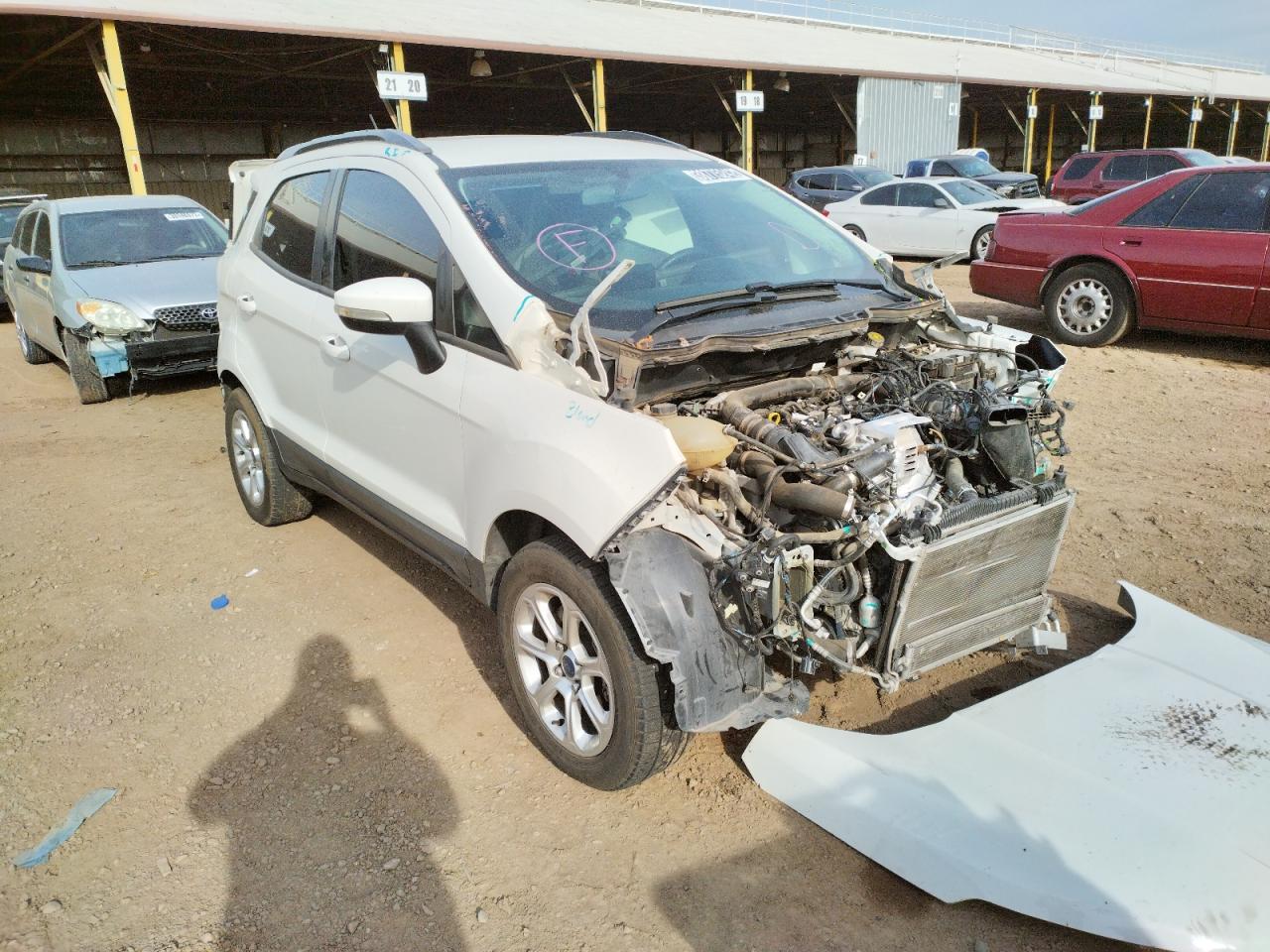 FORD ECOSPORT S 2018 with VIN MAJ3P1TE8JC163698 - Photo from auction