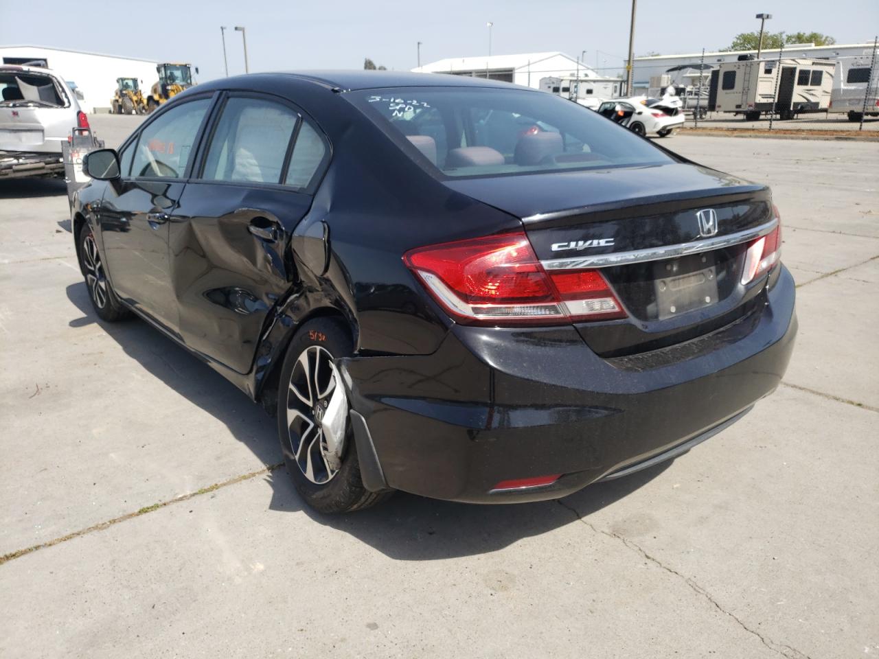 Photo 3 from auction – 2013 HONDA CIVIC EX with VIN 19XFB2F81DE226607