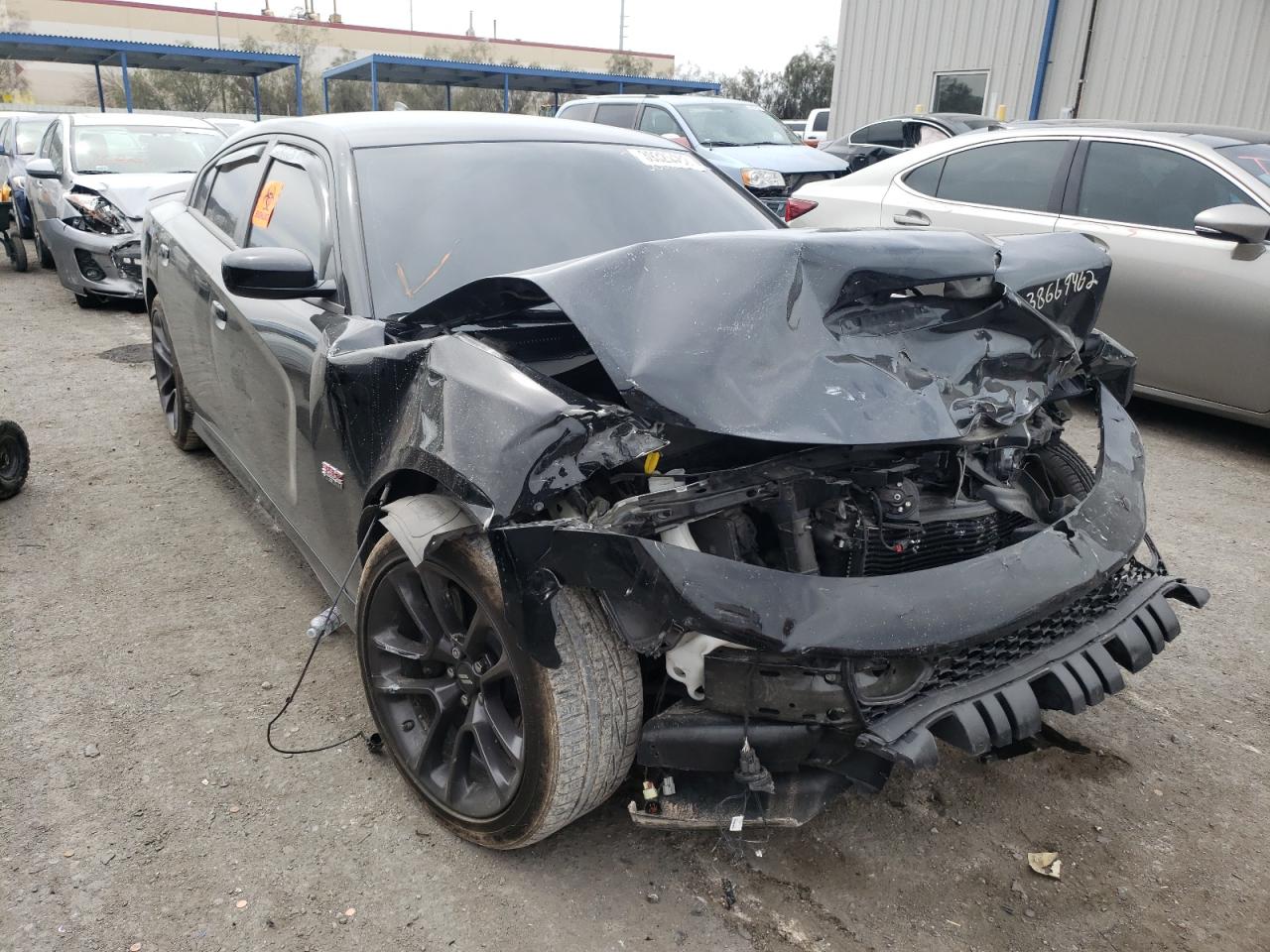 DODGE CHARGER SC 2020 with VIN 2C3CDXGJ3LH133316 - Photo from auction