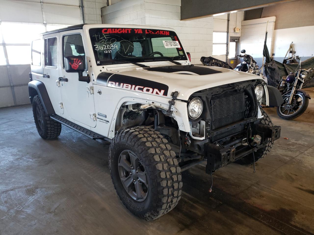JEEP WRANGLER U 2018 with VIN 1C4BJWFG4JL874137 - Photo from auction
