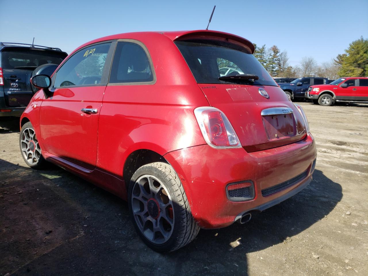 Photo 3 from auction – 2012 FIAT 500 SPORT with VIN 3C3CFFBR2CT128617