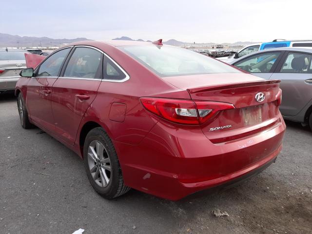 Photo 3 from auction – 2017 HYUNDAI SONATA SE with VIN 5NPE24AF5HH596277