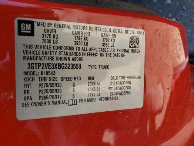 Photo 10 from auction – 2011 GMC SIERRA K15 with VIN 3GTP2VE3XBG323558