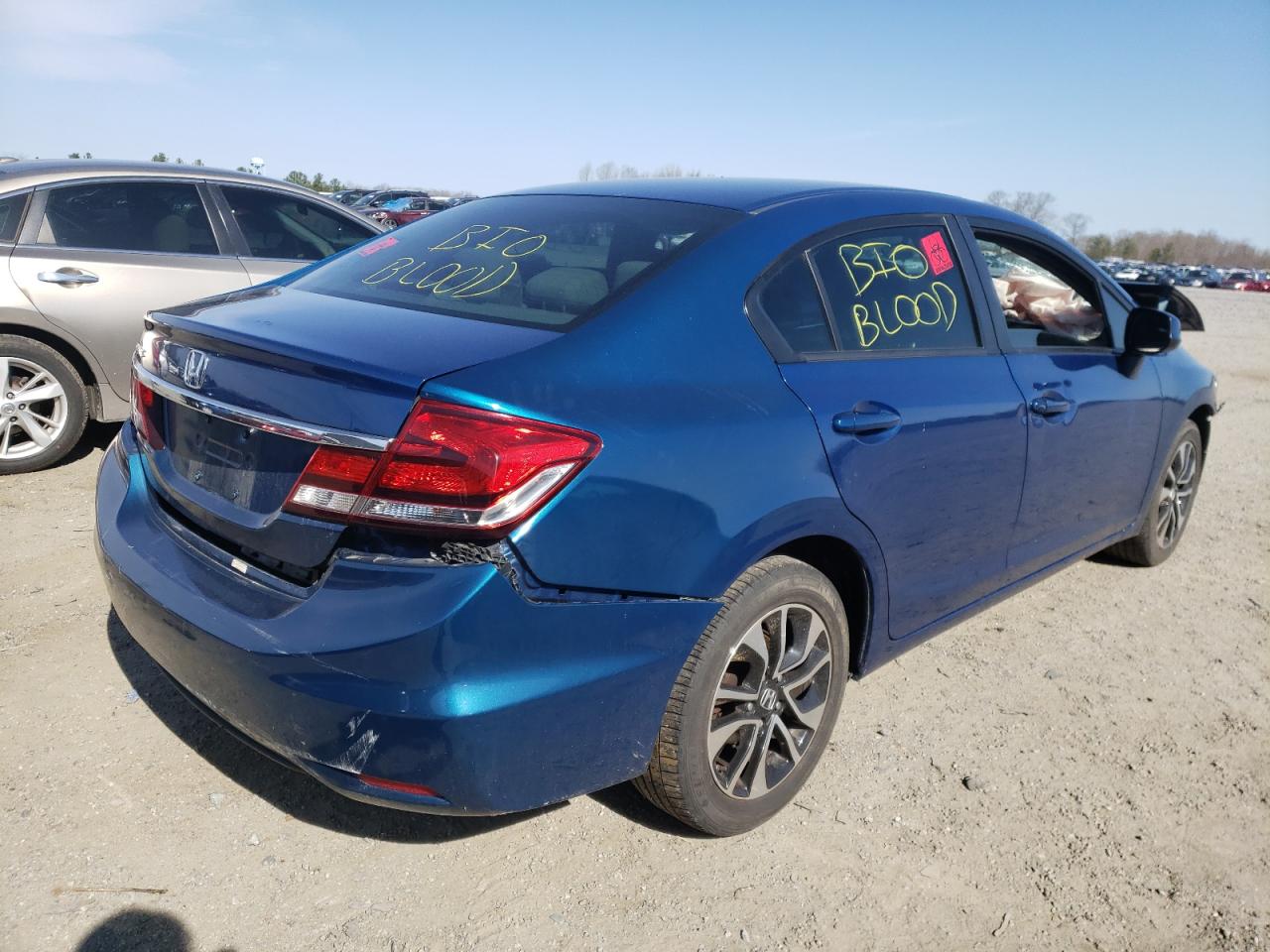 Photo 4 from auction – 2013 HONDA CIVIC EX with VIN 19XFB2F85DE094192