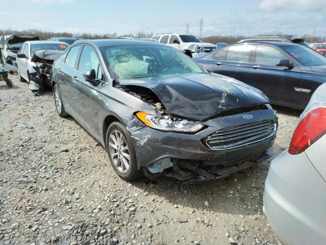 FORD FUSION SE 2017 with VIN 3FA6P0HD5HR338458 - Photo from auction